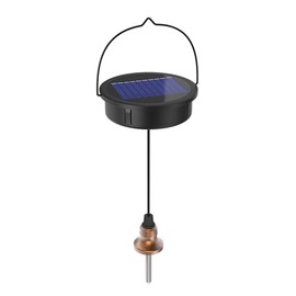 Twinkya Gold Moroccan Hanging Solar Lights Electronic Accessories (Gold, Top)