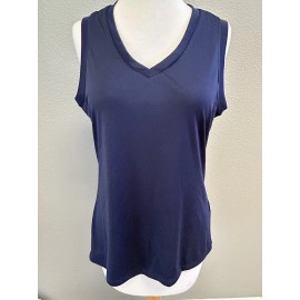 Sport-Tek Womens Sleeveless V-Neck Dri-Fit Moisture Wicking T-Shirt LST352 L