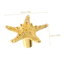 TEHAUX 4pcs Retro Drawer Pulls Stylish Furniture Handle Accessory for Cabinets Dressers and Wardrobes Unique Nautical Design for Home Decor