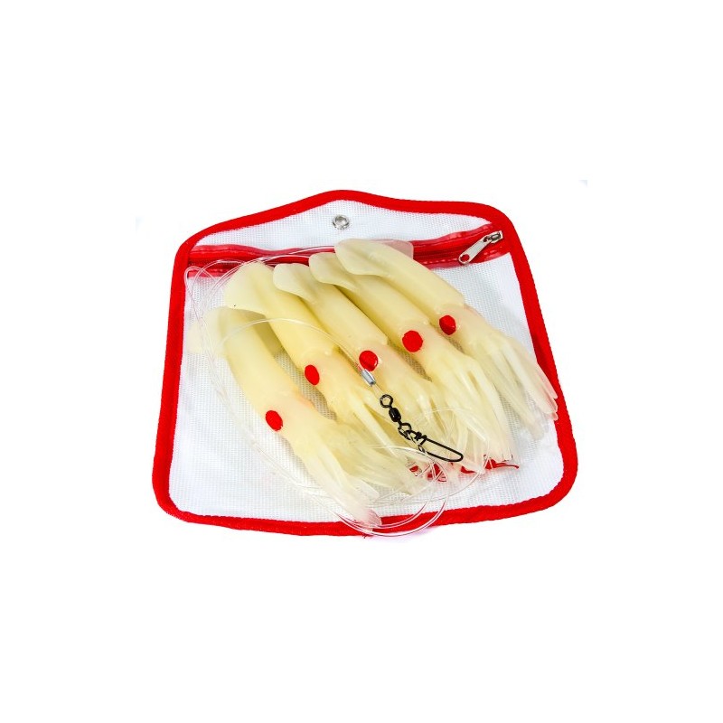 Boone Squid Daisy Chain, Glow, 9-Inch