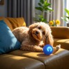Anvgok Vibrating Bouncing Moving Shaker Ball Pet Toy for Dogs