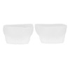 2 Pair Gel Heel Pad Transparent Strong Adhesion Soft Massaging
