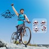 MEAJOO 4PCS Skull Style Tire Valve Stem Caps, with Rubber