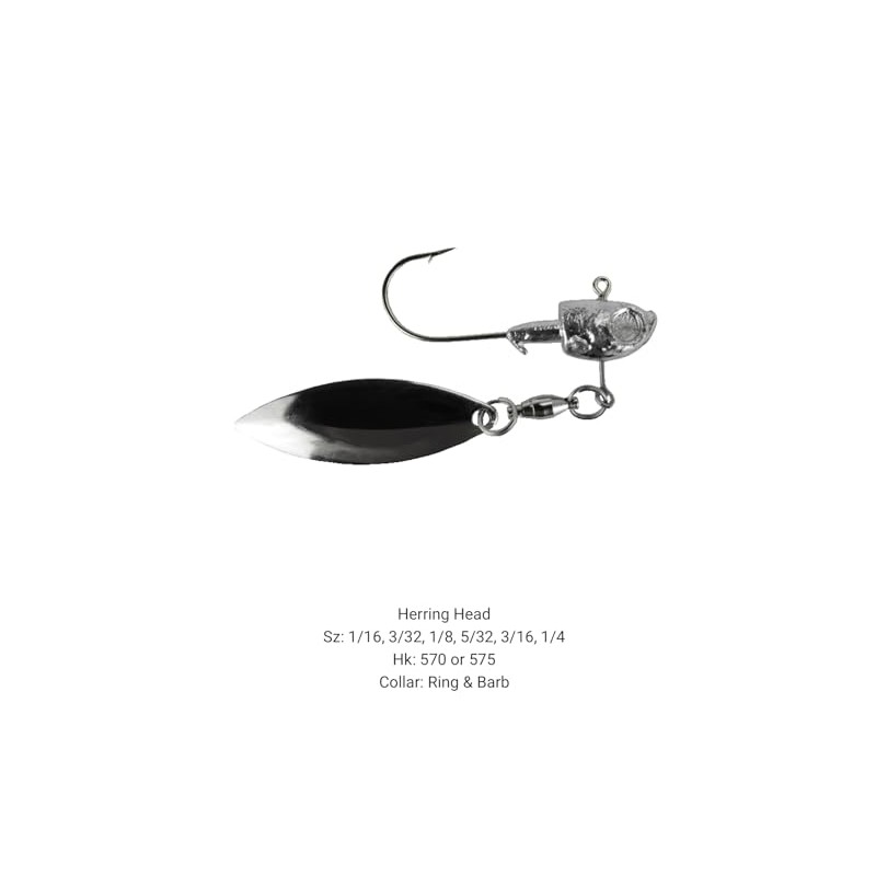 Do It Mold Herring Head Jig Size 1/16, 3/32, 1/8,