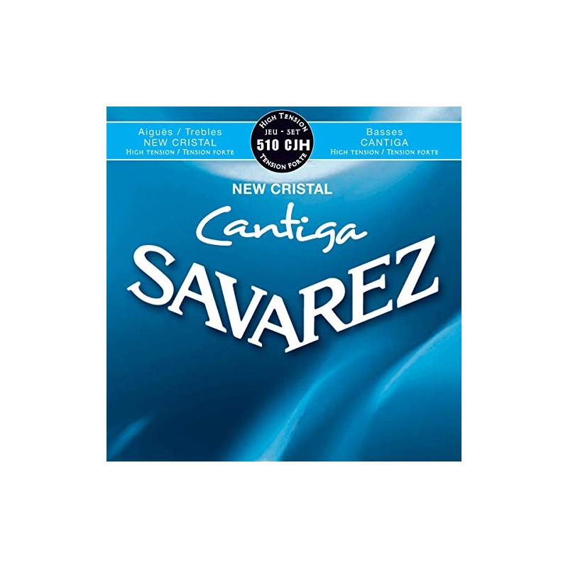 Savarez New Cristal Cantiga Blue High Silver Polished Basses