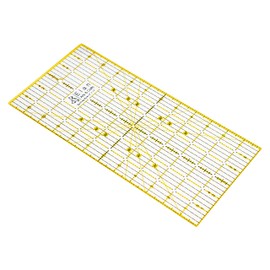 Elan Patchwork Ruler, Quilting Rulers, Imperial Ruler, Acrylic Ruler, Sewing Ruler for Quilting Supplies, Patchwork Square, Transparent Ruler, Quilting Accessories (12" x 6")