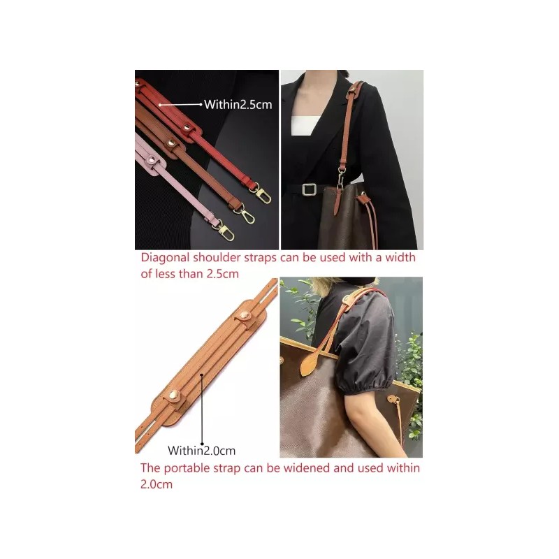 Product Detail Reference 디자이너 트렌디한 가방을 위한 GOXTECH 가죽 어깨끈