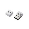 Elecom MF-SU2B16GWHF USB Memory, 16 GB, USB2.0 Compact, Strap Hole,