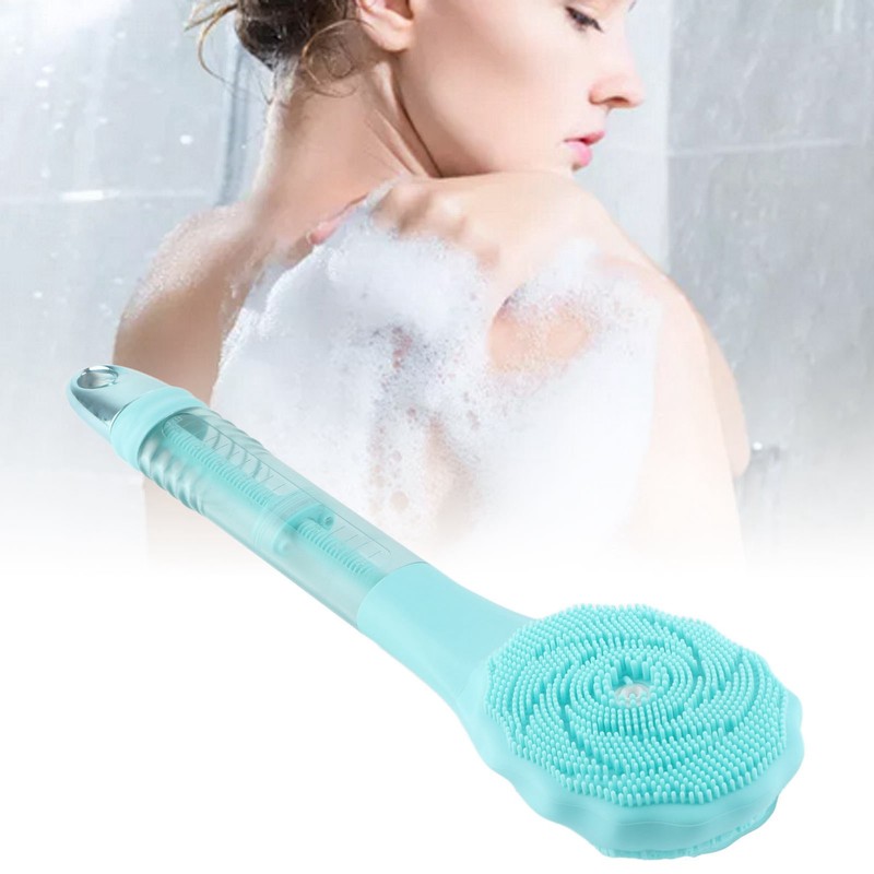 Body Scrubber Shower Brush Massaging Silicone Waterproof Electronic Exfoliating Bath