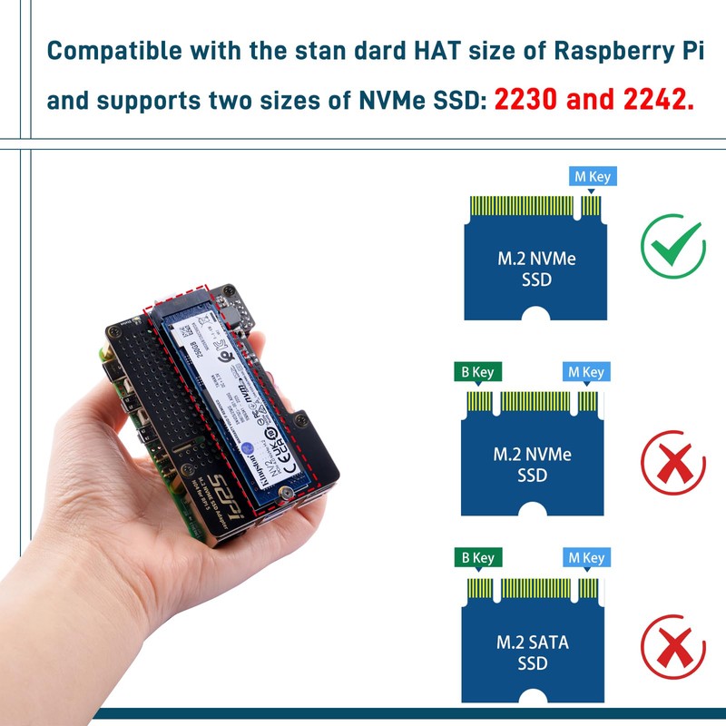 GeeekPi Metal Case with N04 PCIe M.2 Key-M NVMe SSD
