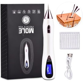 Plasma Pen, 10 niveles de intensidad, recargable, Con pantalla LED (Rosa)