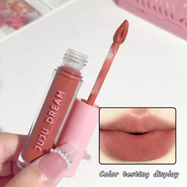 Set de 15 Labiales Líquidos a Base de Agua, Ultraligeros con Acabado Mate Confortable, Larga Duración y Resistencia a Manchas, Enriquecidos con Ácido Hialurónico en Tonos Nude, Rosa y Rojo (#02)