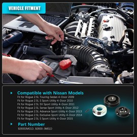 yeedaky 92600JM01D AC Compressor Clutch Kit Pulley Coil Fit for Nissan Rogue 2.5L 2008 2009 2010 2011 2012 2013 2014 2015 AC Clutch Kit Ac Compressor Clutch Assembly
