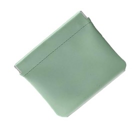 1x Pocket Cosmetic Bag Portable No Zippe self-Closing Water-Resistant Leather Storage Bag for Cosmetics Headphones Jewelry