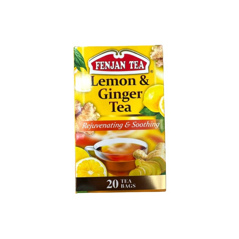 Fenjan Tea Lemon & Ginger Rejuvenating & Soothing 20 Tea