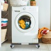 Nefish Heavy Duty Dolly for Washing Machine Adjustable Mini Fridge