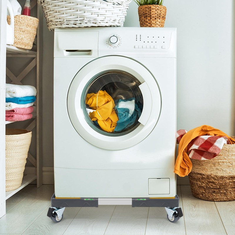 Nefish Heavy Duty Dolly for Washing Machine Adjustable Mini Fridge