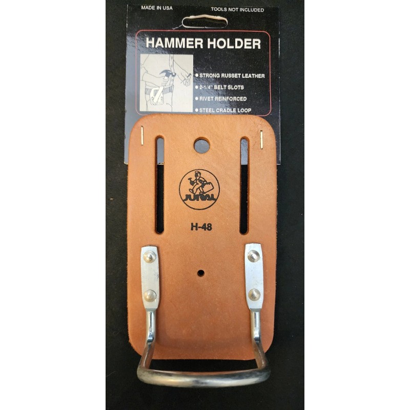 Heavy Duty Vintage Jural Heavy Duty Leather Hammer Holder Tool