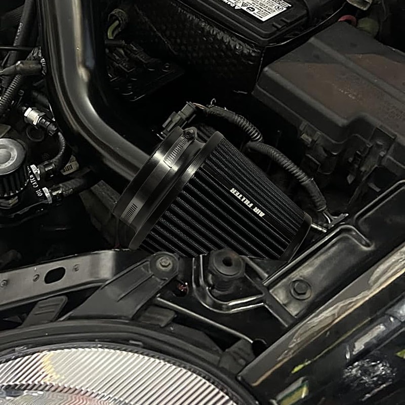 3" 3.5" 4" Inlet Cone Air Filter 76mm 89mm 102mm