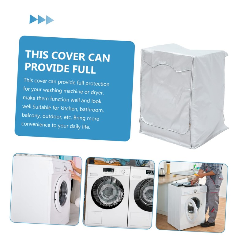 Operitacx Washing Machine Cover Full Protection for Washers Dryers Dustproof