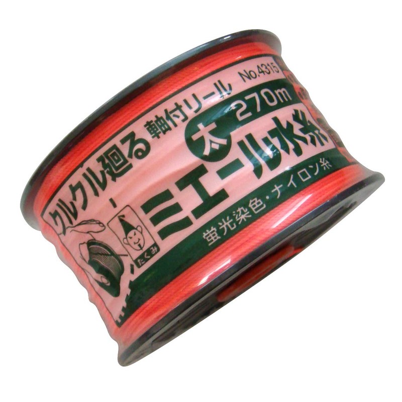 Takumi No. 4315 Mierre Water Thread, Orange Thick 96.9 ft