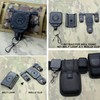 Military Tactical Gear Retractor, Molle Tactical Gear Tether, and a
