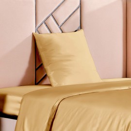 THXSILK 100% 19 Momme Silk Pillowcase Cushion Cover with Zip - Silk Pillow Cover - Super Soft and Smooth Silk Pillow Cover