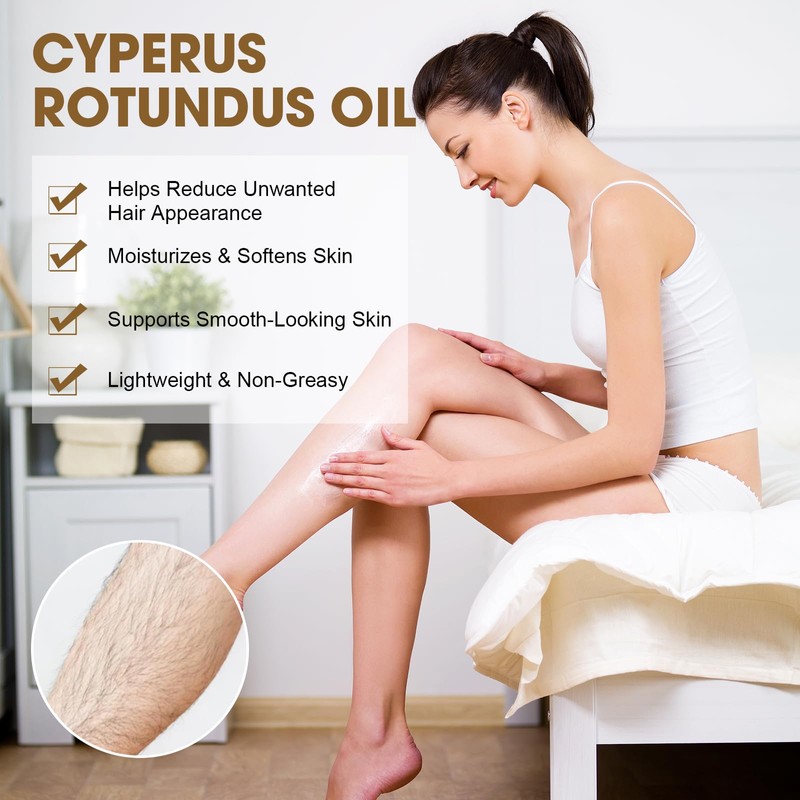 2 Pcs Cyperus Rotundus Oil for Hair Removal