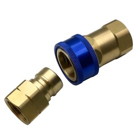 Ebrmeiwo A75 Quick Disconnect Fitting, 3/4 Inch, Automatic Thermal Shutoff, Connect Gas Appliance, (2 Parts)