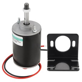 ZVKV Permanent Magnet DC Motor 12-24V 3500-7000RPM High Torque Reversible CW/CCW Electric Motor for DIY Generator with Bracket