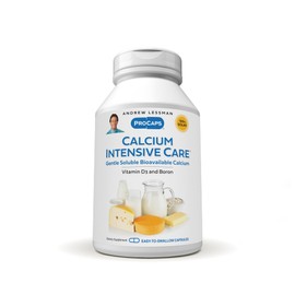 ANDREW LESSMAN Calcium Intensive Care - 360 Capsules - Maintains Healthy Bone and Skeletal Tissues. Vitamin D, Boron. Ultra-Fine, Highly Absorbable Powder in Easy-to-Swallow Capsule. No Additives.