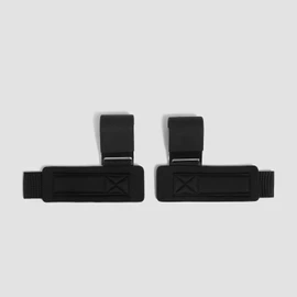 Myprotein Lifting Hooks for Weightlifting – Heavy Duty Deadlift & Pull-Up Hook Straps for Enhanced Grip – Adjustable Wrist Support for Powerlifting, Bodybuilding, & Gym Training (Black)