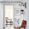 2pcs Hanging Plant Bracket Heavy Duty Rust Resistant Durable Iron