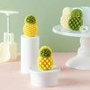 Vctitil 50g 3D Pineapple Mooncake Mold Cookie Cutter Plastic Biscuit