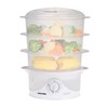 Kalorik Electric Food Steamer with Manual Controls 3-Tier with BPA