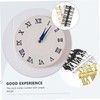 Operitacx 12 pcs Roman Clock Numerals Kit Durable Clock Numbers