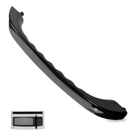 Wb15x10020 Replacement Microwave Door Handle Kit for GE Spacemaker XL Series, JVM1339BW, JVM1350BW, JVM1330BW, Black
