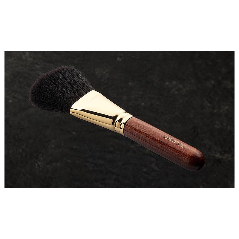 BISYODO Long Series Finishing Powder Brush - Flat Type, Brown