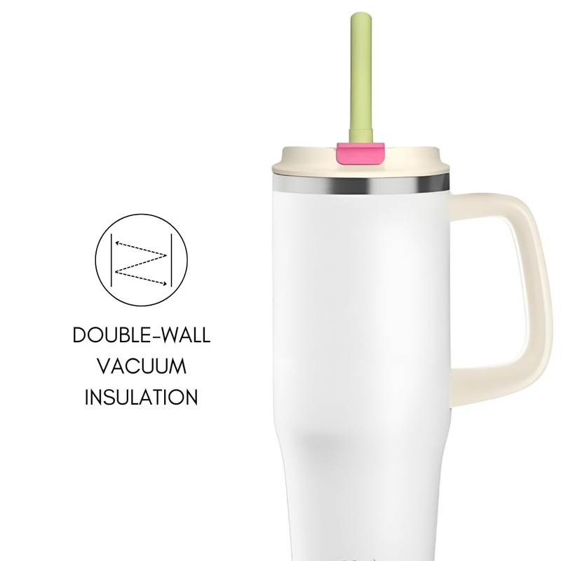 Siplr Stainless Steel Travel Tumbler, 1000ml/32oz, Double Wall Insulated, 100%