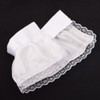 BLESSUME Victorian Lace Jabot with Cuffs, Little White Jabot Cuffs
