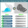 Eiito Hat Washer for Washing Machine,Hat Cleaner for Baseball Caps
