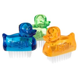 SIDCO Nail Brush 3 x Duckling Hand Wash Brush Washing Brushes Hand Brushes Finger Brush