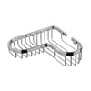 SANLIV Chrome Corner Shower Caddy, Corner Soap Dish, Solid Brass