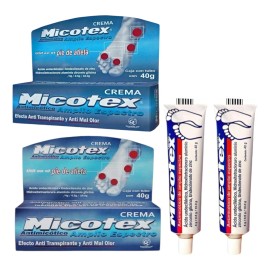 Micotex 40g Pack 2 Piezas Para Pie De Atleta