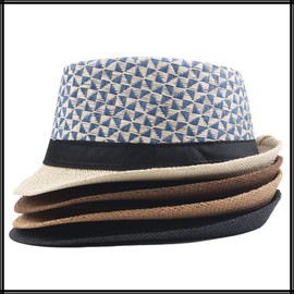 White Fang CZ883 Men's Hat, Summer, Straw Hat, Lightweight, Cool, Stylish, For Traveling and Walking, beige, Free size