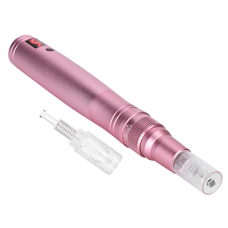 Electric Micro Needle Pen Rechargeable 5 Gears Derma Rolling Pen
