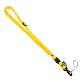 [HIGHCAMP] High Camp Buckle Neck Strap, Yellow, Adjustable Length, Smartphone, Phone, Drop Prevention, Neck Strap, Neck Strap, Neck Circumference Approx. 19.7 - 39.4 inches (50 - 100 cm), For Men,