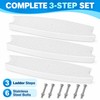 3 Pack Universal Swimming Pool Ladder Replacement Steps, Non-Slip ABS