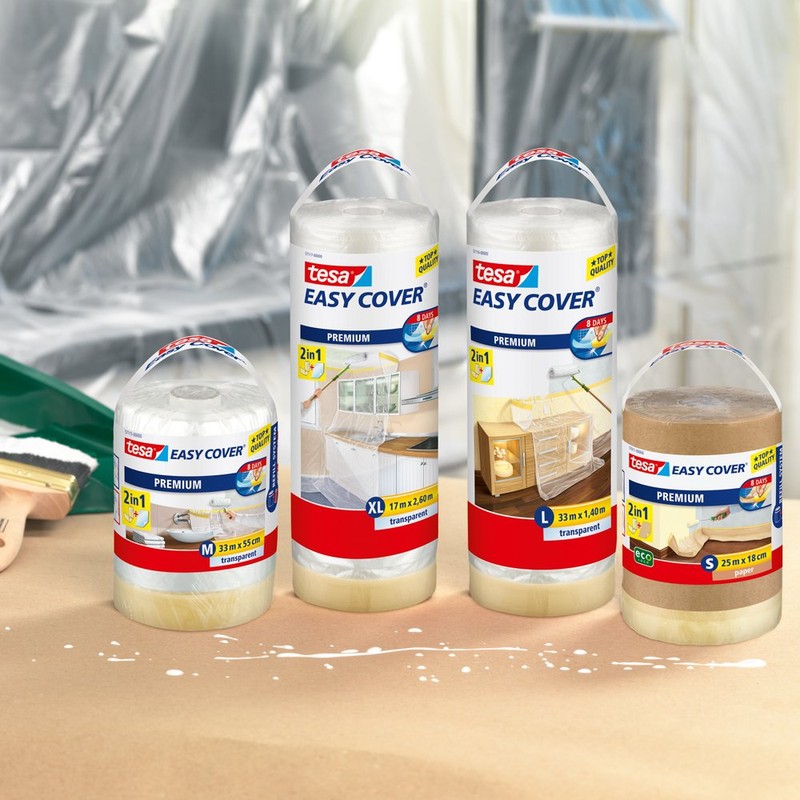 tesa Easy Cover Premium 57116-00000-03 Cover Sheeting Refill Roll