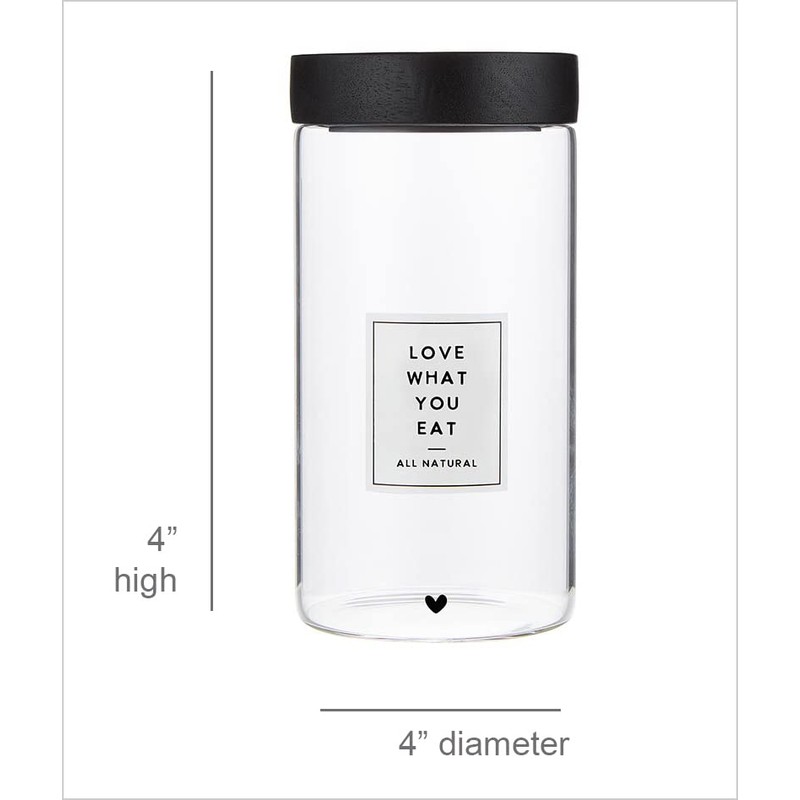 Santa Barbara Design Studio Food Storage Containers Glass Pantry Canisters,